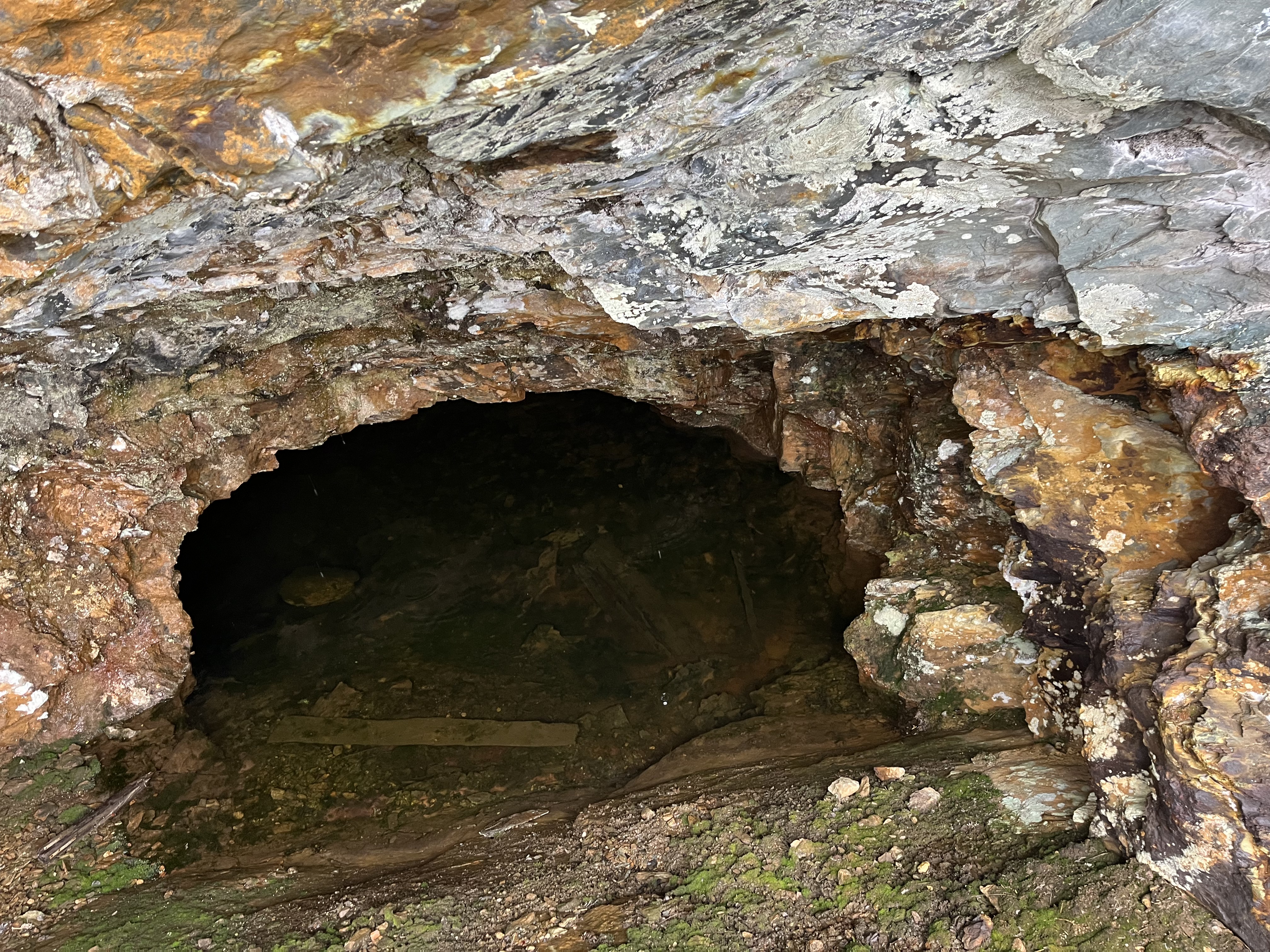 Mine entrance at Mokk exploration site
