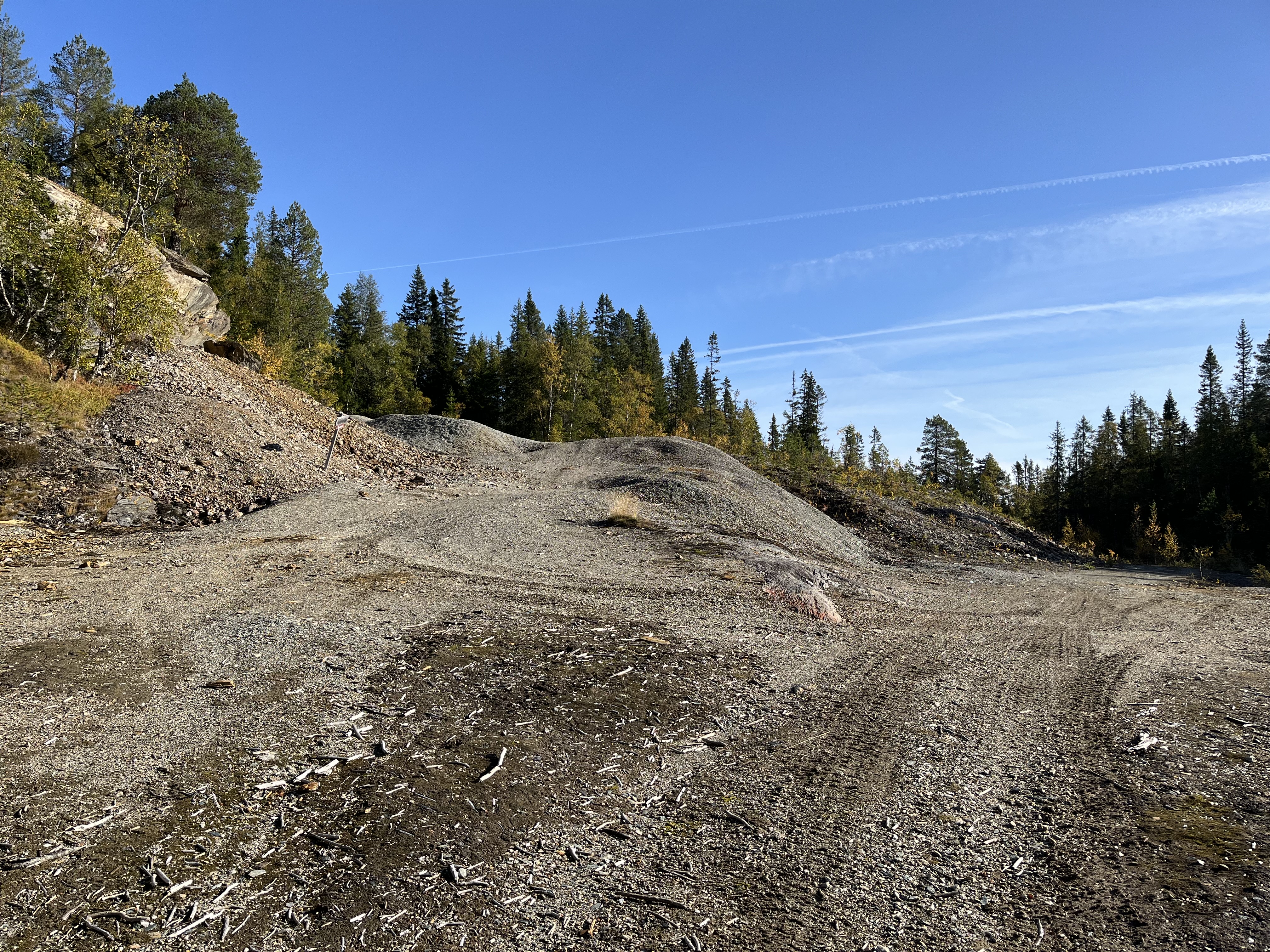 Skrattås exploration site overview